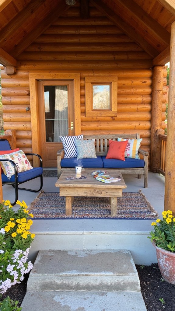 modern rustic porch design