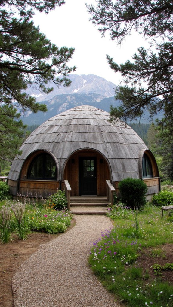 mountain retreat in nature