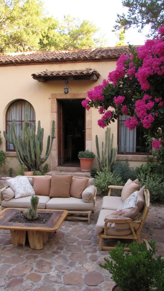 natural materials and warmth