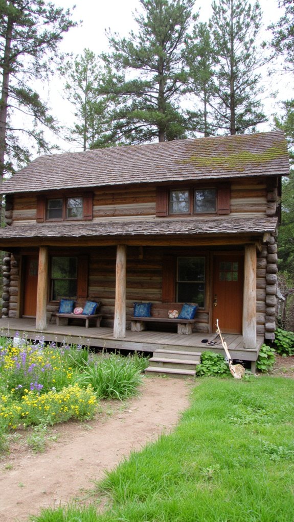 regular log home maintenance