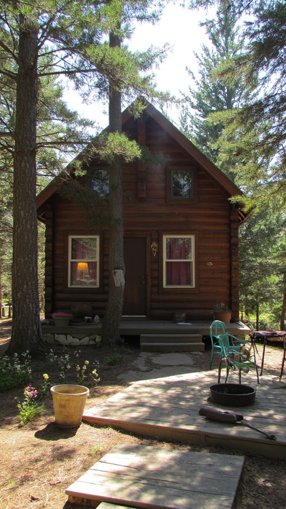 serene accessible cabin retreat