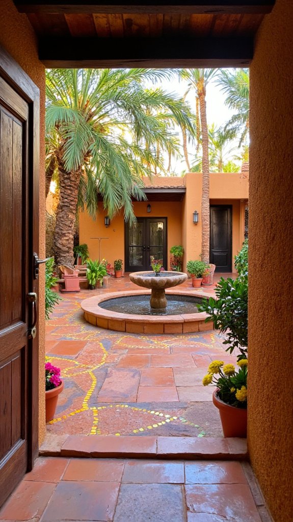 serene outdoor living space