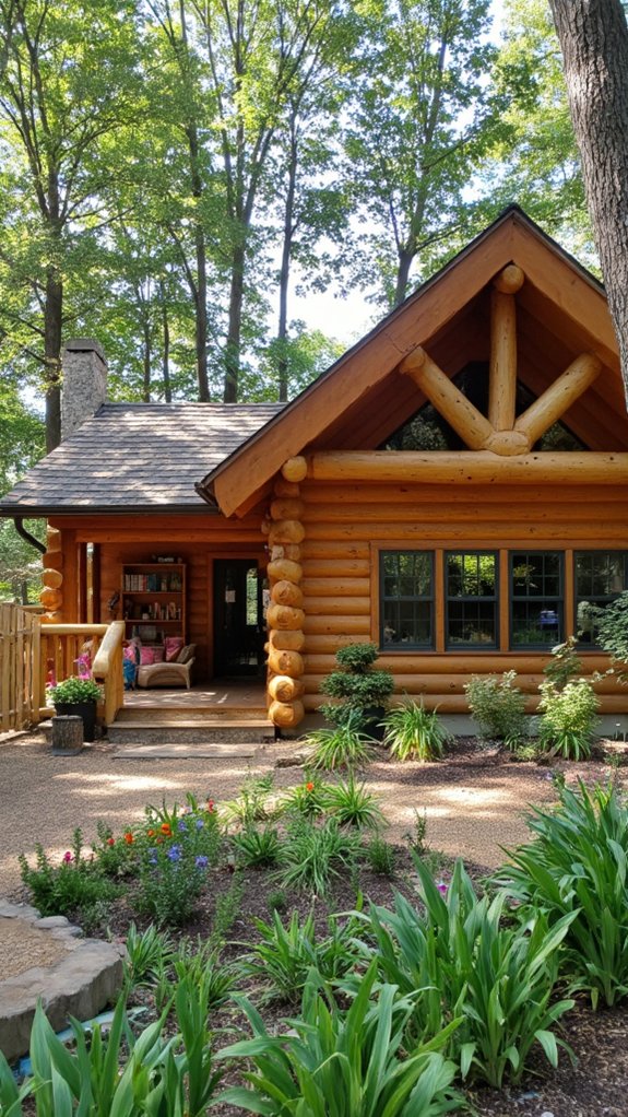 smart storage in log homes