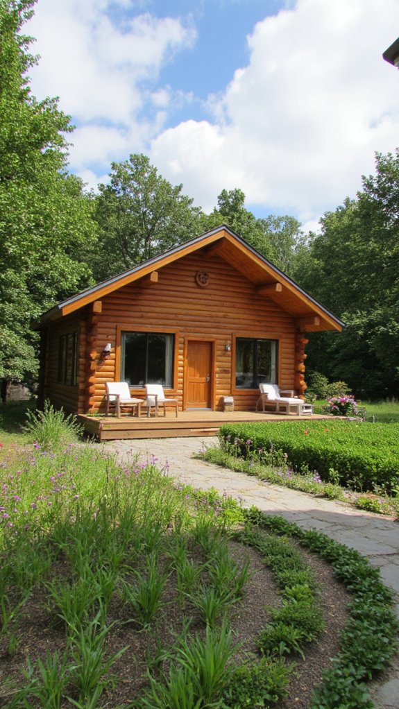 smart technology enhances log homes