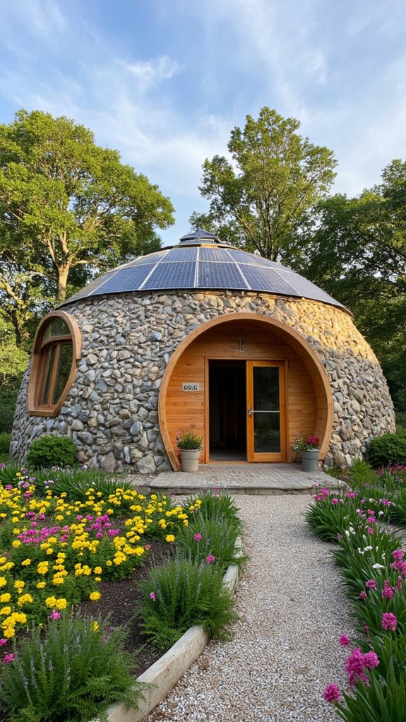 solar panels enhance domes