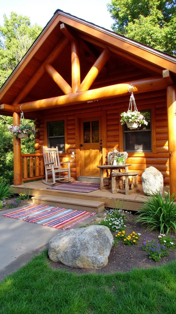 stylish porch enhances relaxation