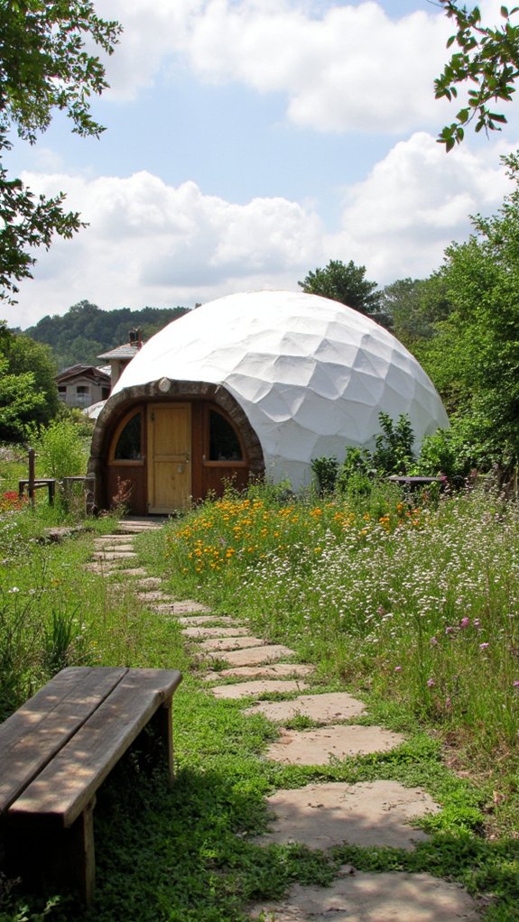 sustainable futuristic living spaces