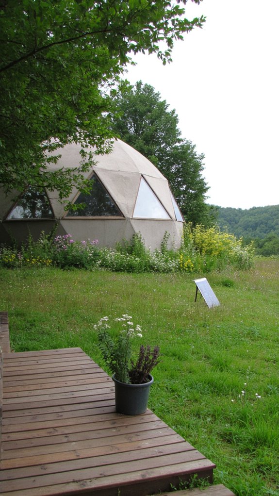 sustainable off grid dome living