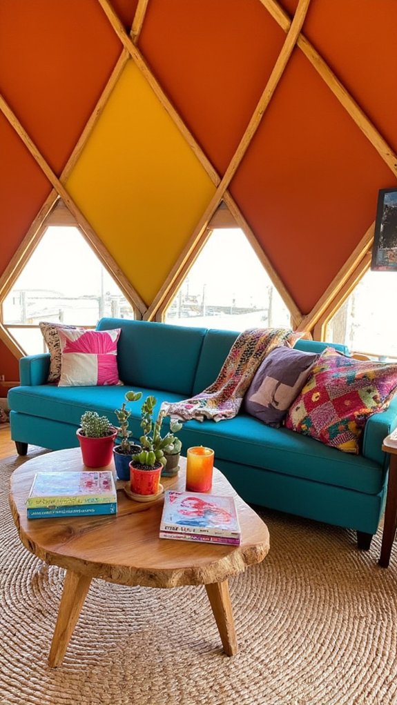 vibrant colors enhance warmth