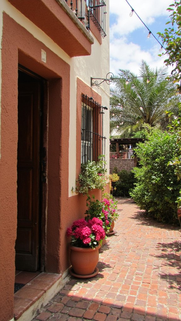 warm inviting spanish lighting