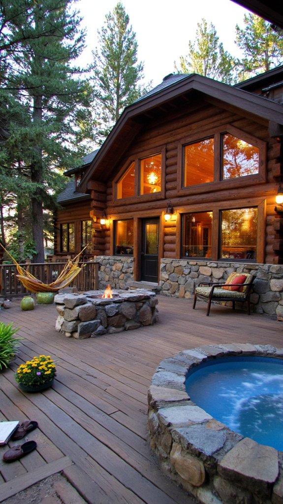 year round luxury cabin retreat