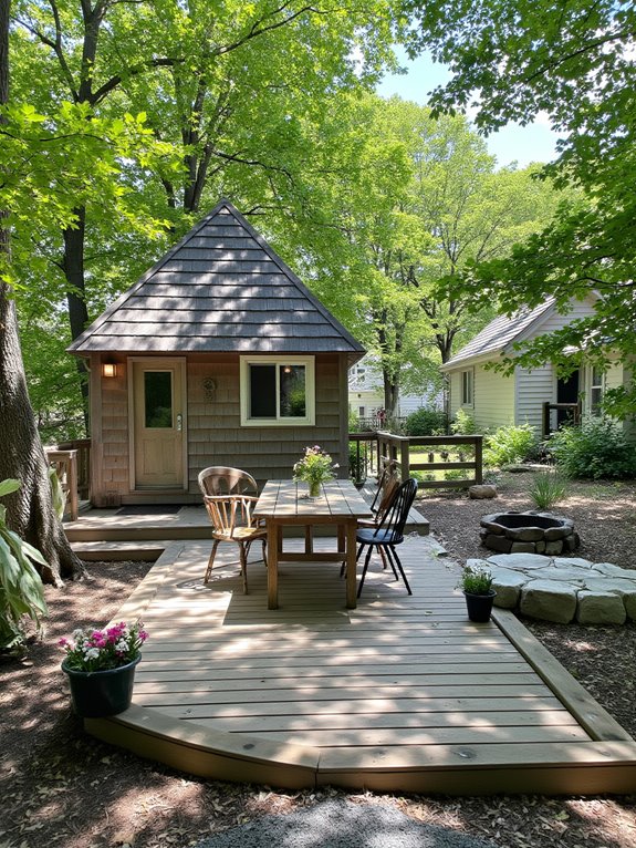 cozy outdoor living experience