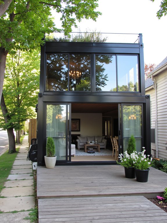 luxury sustainable container homes