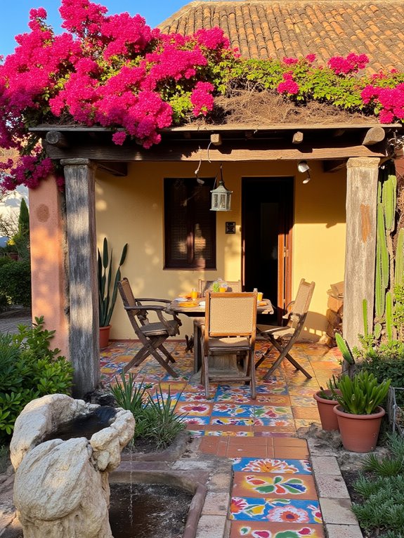 charming outdoor spanish patios