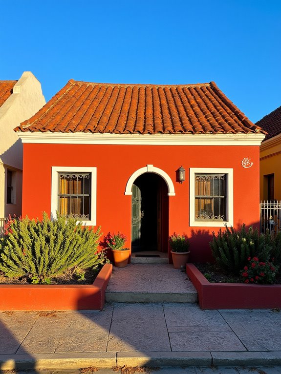 colorful spanish home exteriors