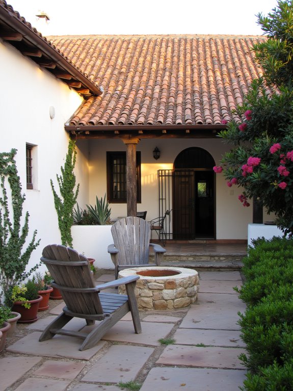 comfortable outdoor gathering spaces
