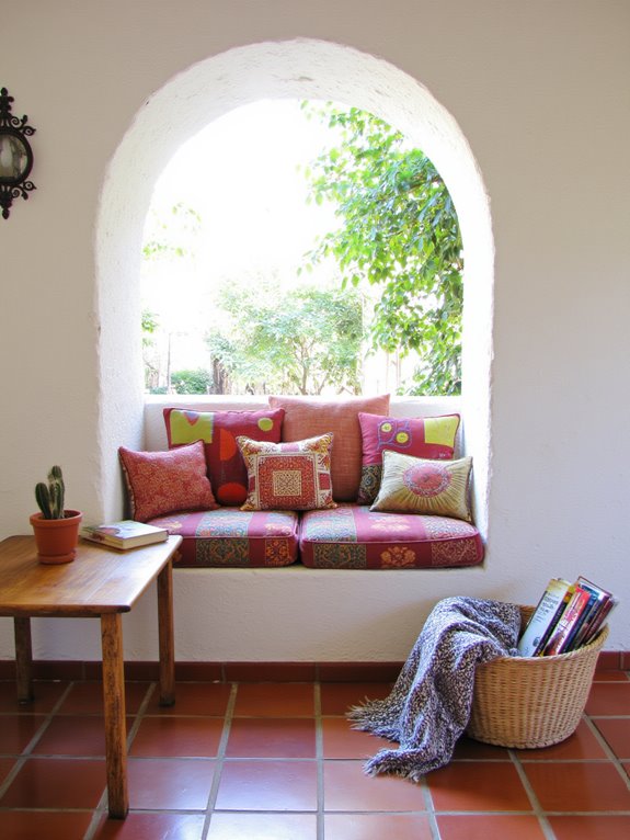 cozy built in seating nooks