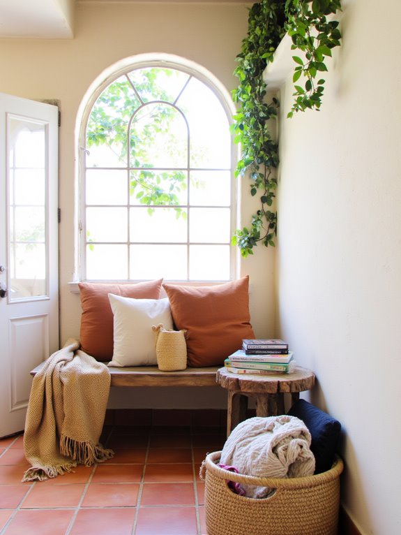cozy reading nook design