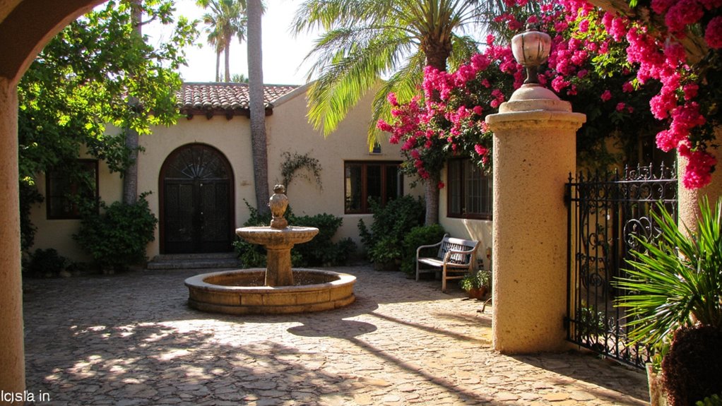luxurious courtyard style homes