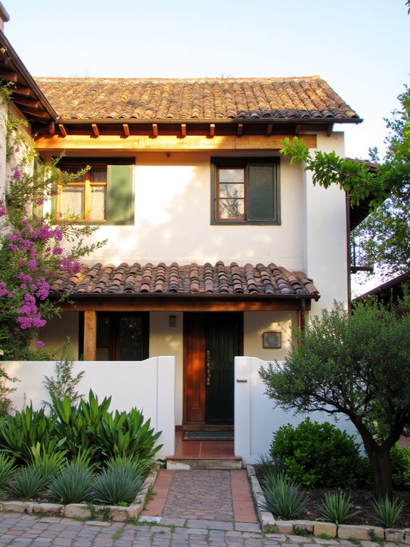 modern hacienda style revival