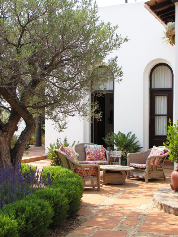 modern vibrant hacienda landscaping