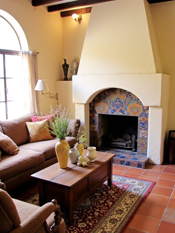 mosaic patterns enhance decor