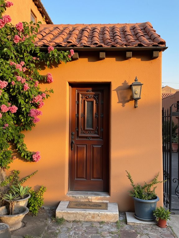 warm earthy spanish hues
